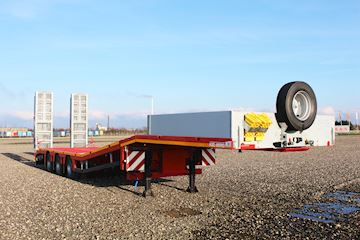 3 akslet lifttrailer med hævedæk/truck trailer 